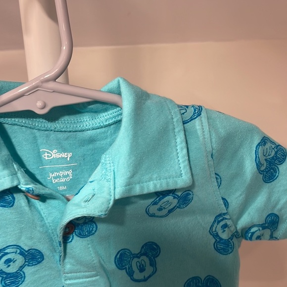 Disney Jumping Beans Mickey Mouse Collard Shirt, 18 months - Picture 2 of 3
